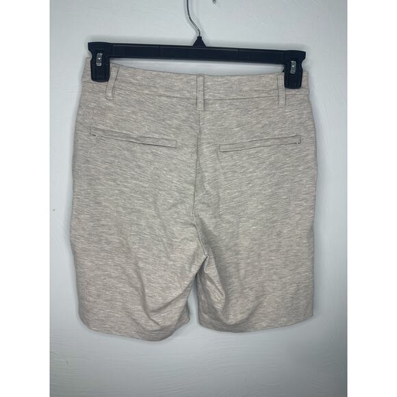 Mizzen + Main Helmsman Shorts Men's Size 29 Waist 8" Length Heathered Gray - Picture 2 of 6